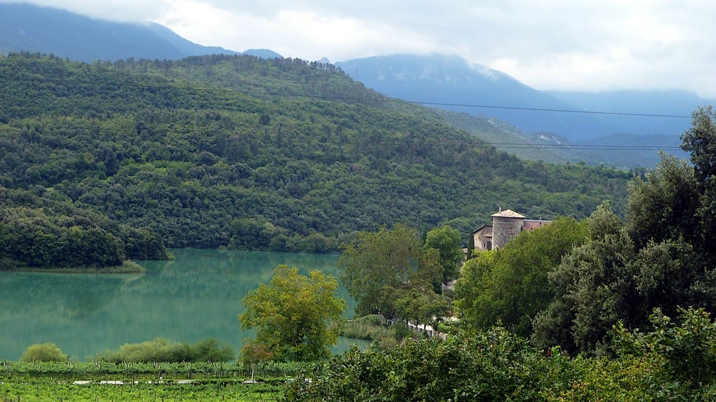 Blick auf den Lago di Toblino