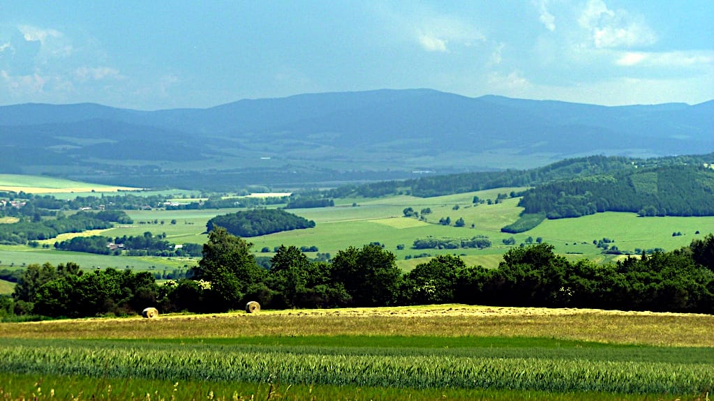 Landschaft bei Kdyne in Tschechien