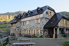 Haselgruber Hütte am Lago Corvo