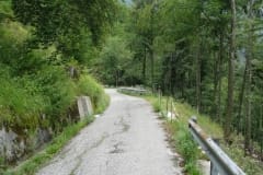 die alte Straße zur Slovenischen Grenze